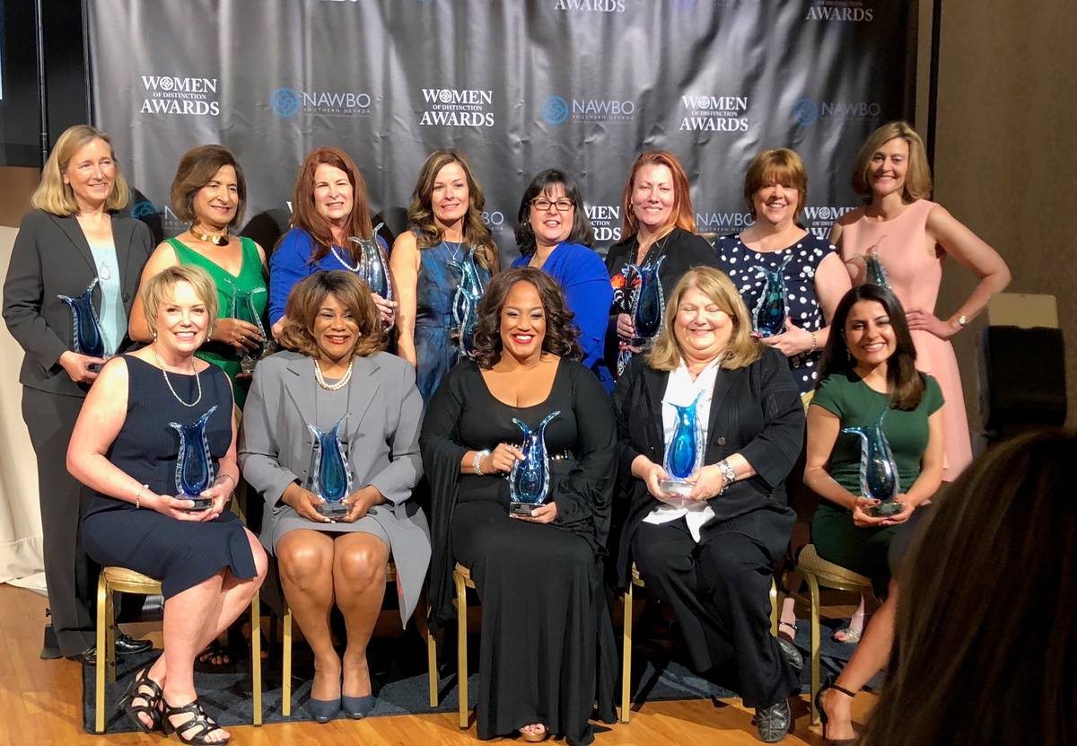 The National Association of Women Business Owners Southern Nevada chapter honors award winners ...
