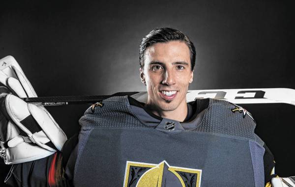 Marc-André Fleury. (Benjamin Hager/Las Vegas Review-Journal)