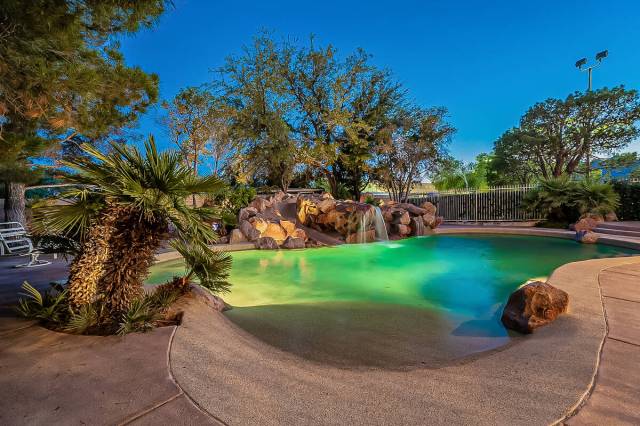 This 2-acre estate in the northwest valley has a resort-style backyard. (BHHS)