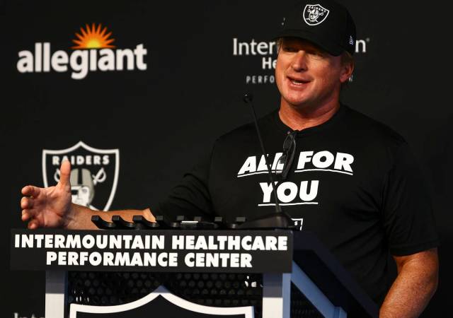 Former Raiders coach Jon Gruden's Las Vegas mansion under contract