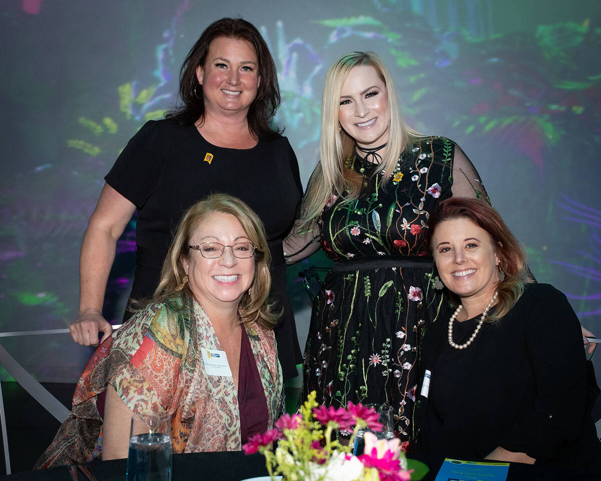 From left, clockwise, Sarah Thornton, Connected Communications; Jenae Page, Naqvi Injury Law; A ...