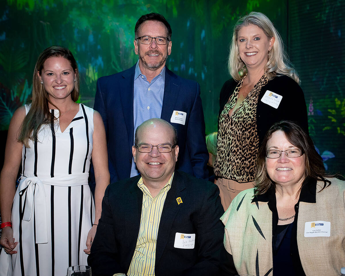From left, clockwise, Holly Subers, Energage; Mitch Truswell, Red 7 Communications; Michelle Dr ...