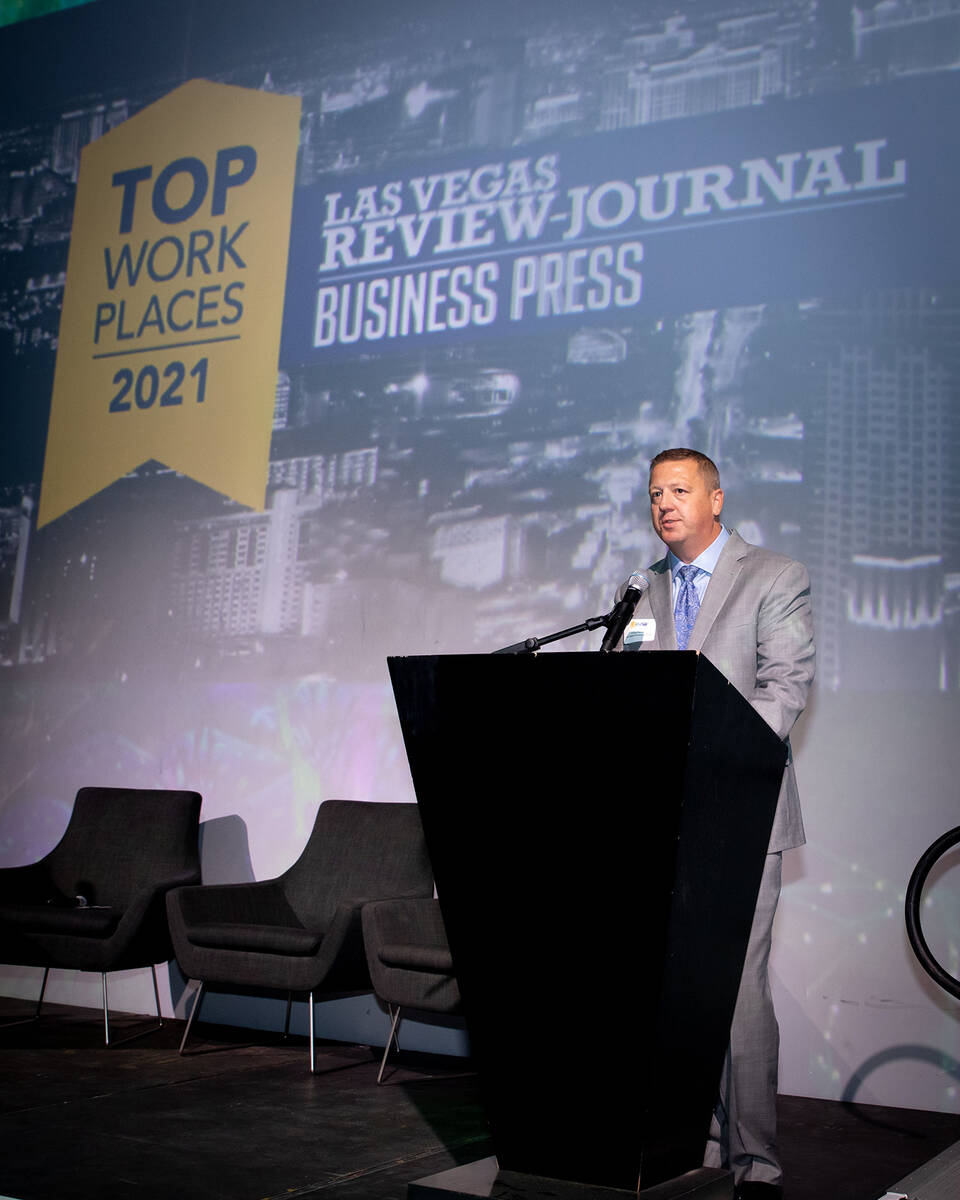 Chase Rankin, senior vice president of advertising for Las Vegas Review-Journal. (Tonya Harvey/ ...