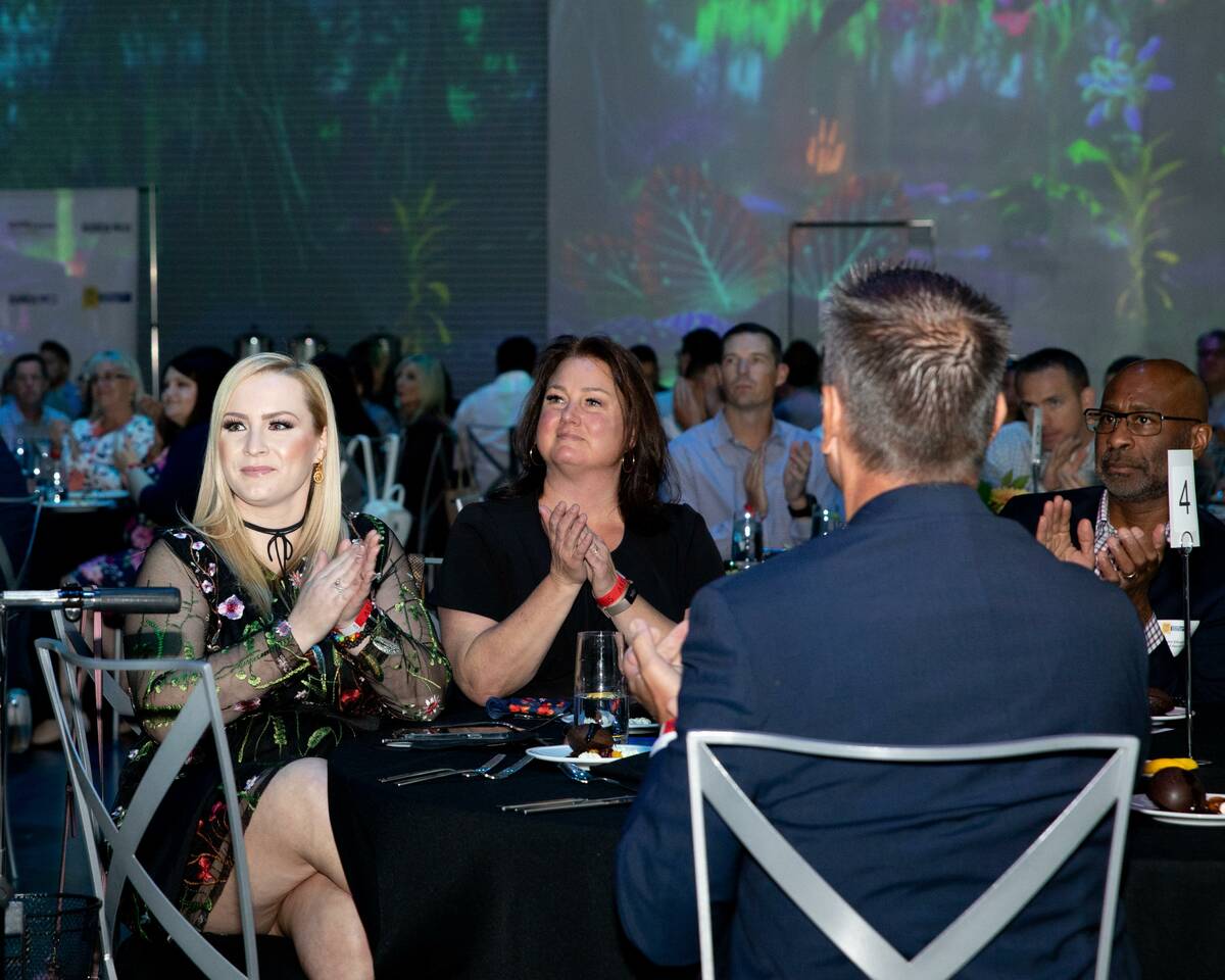 The awards ceremony for the 2021 Top Workplaces Nevada was Sept. 29. (Tonya Harvey/Las Vegas Bu ...