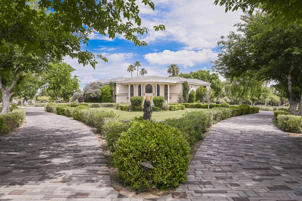 The No. 2 most expensive mansion listing in Las Vegas that is public is the former Wayne Newton ...