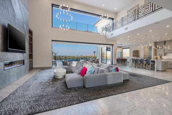 The homeowner, Anna Berg, designed the mansion. (Las Vegas Sotheby’s International Realty)