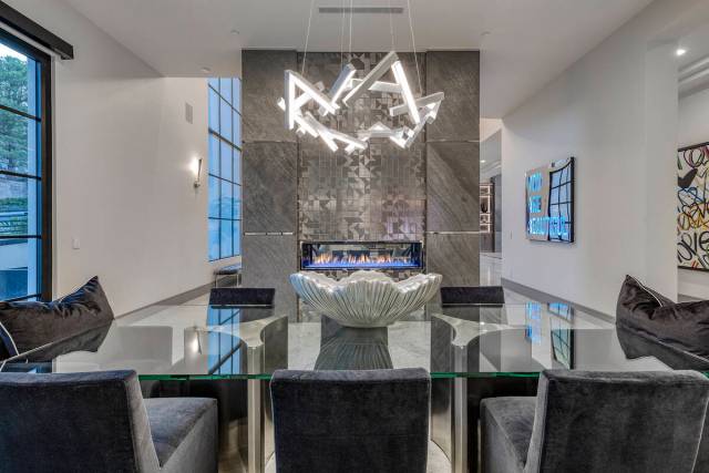 The dining area. (Las Vegas Sotheby’s International Realty)