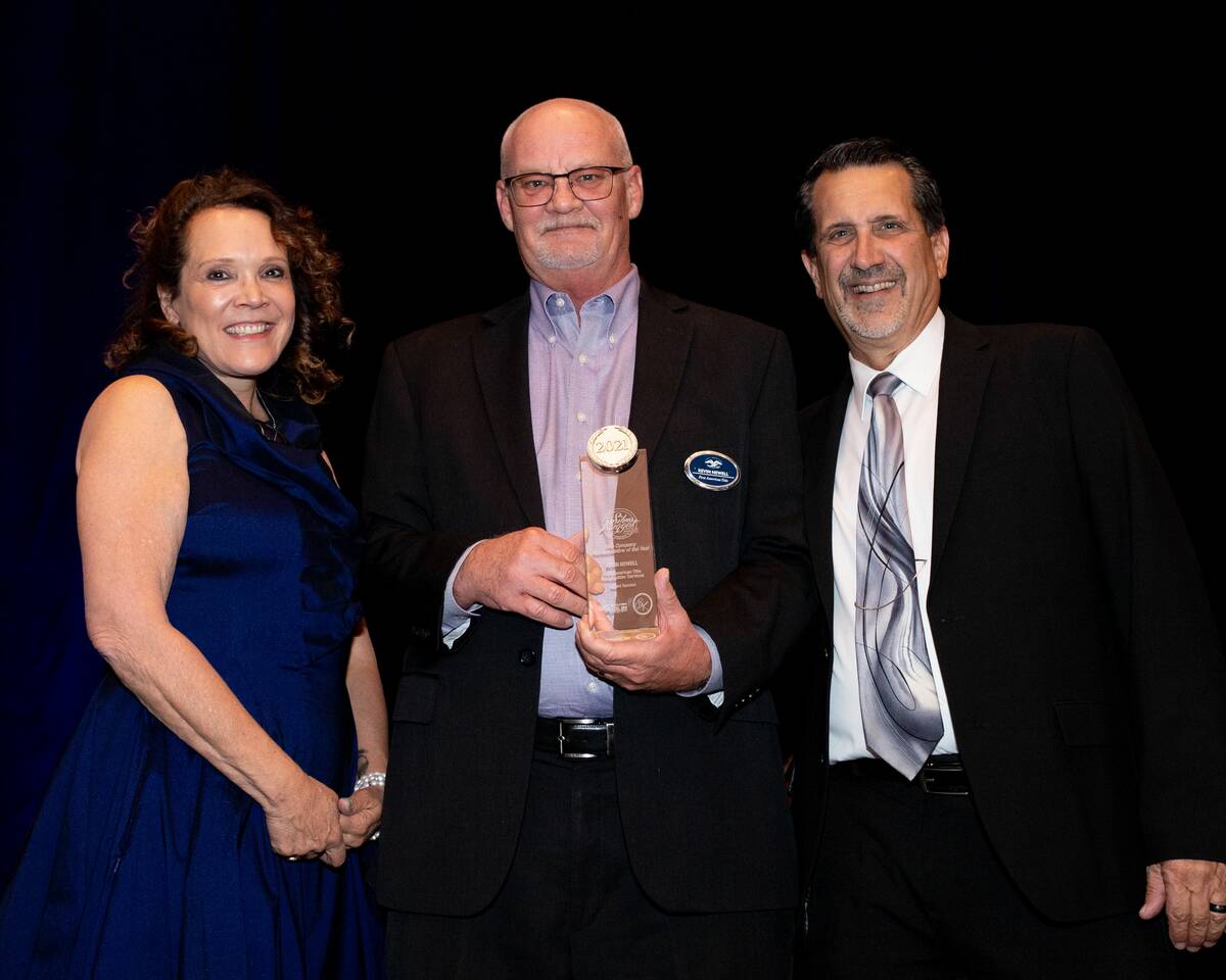 Kevin Newell of First American Title won the Best Title Company Representative of the Year. Joi ...