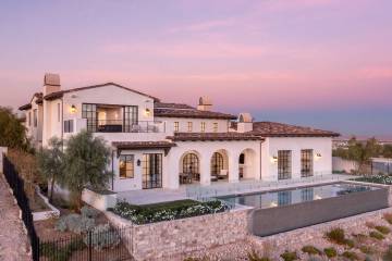 An estate in The Summit Club in Summerlin fetched the second-highest-ever known price for a Las ...