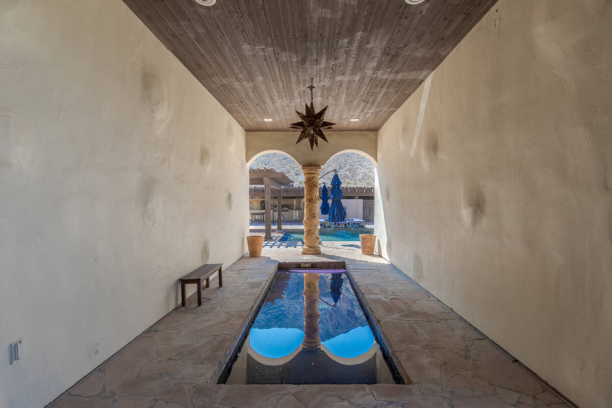 The home has a small enclosed secondary pool. (Ivan Sher Group)