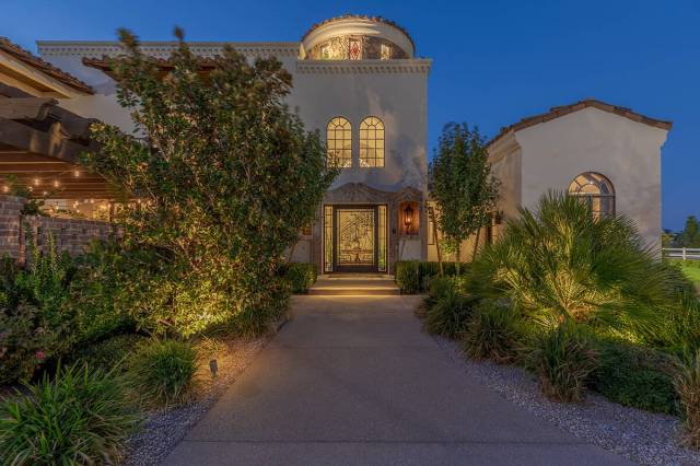 The two-story home measures 8,199 square feet. (Ivan Sher Group)