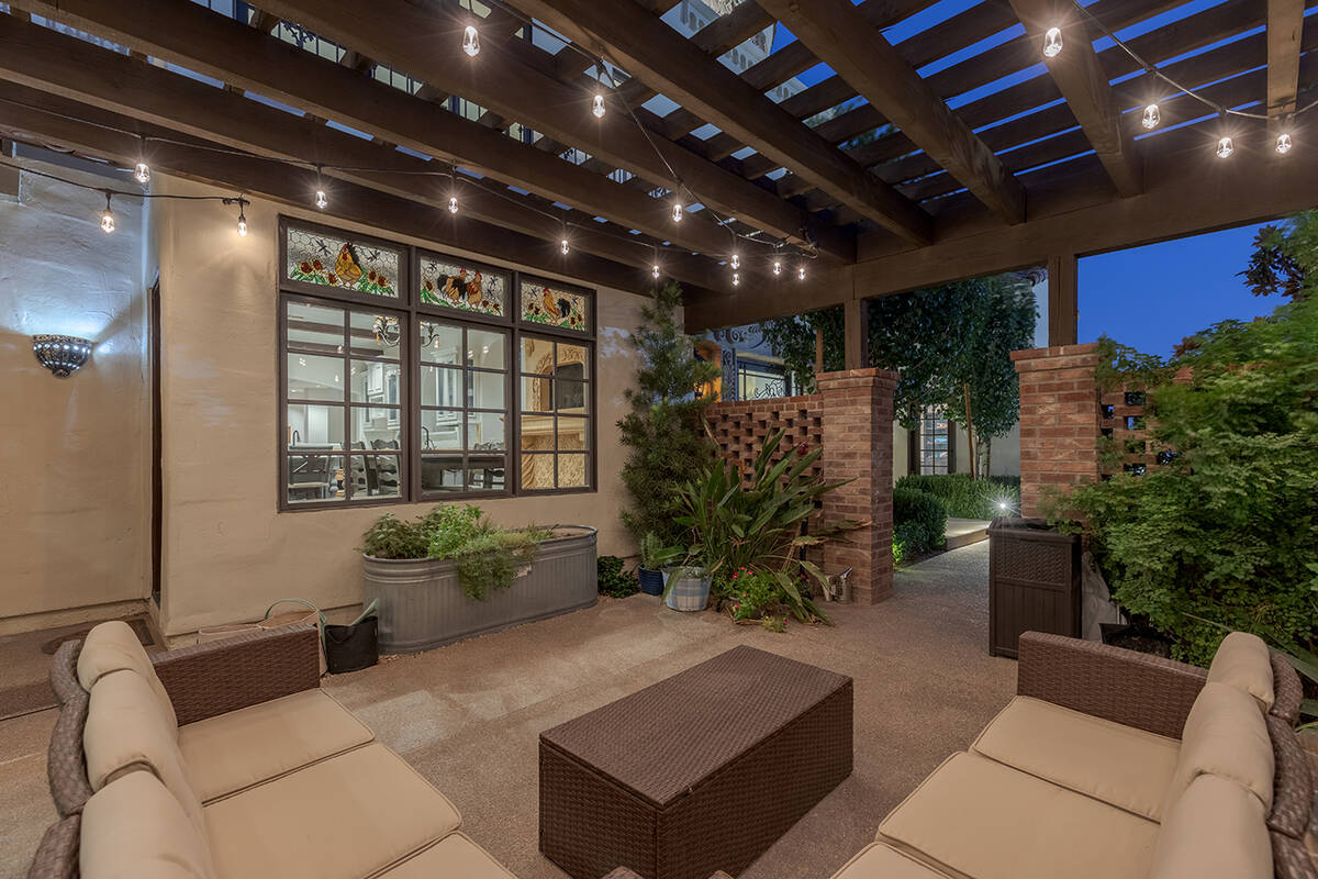 The home features outdoor gathering places. (Ivan Sher Group)