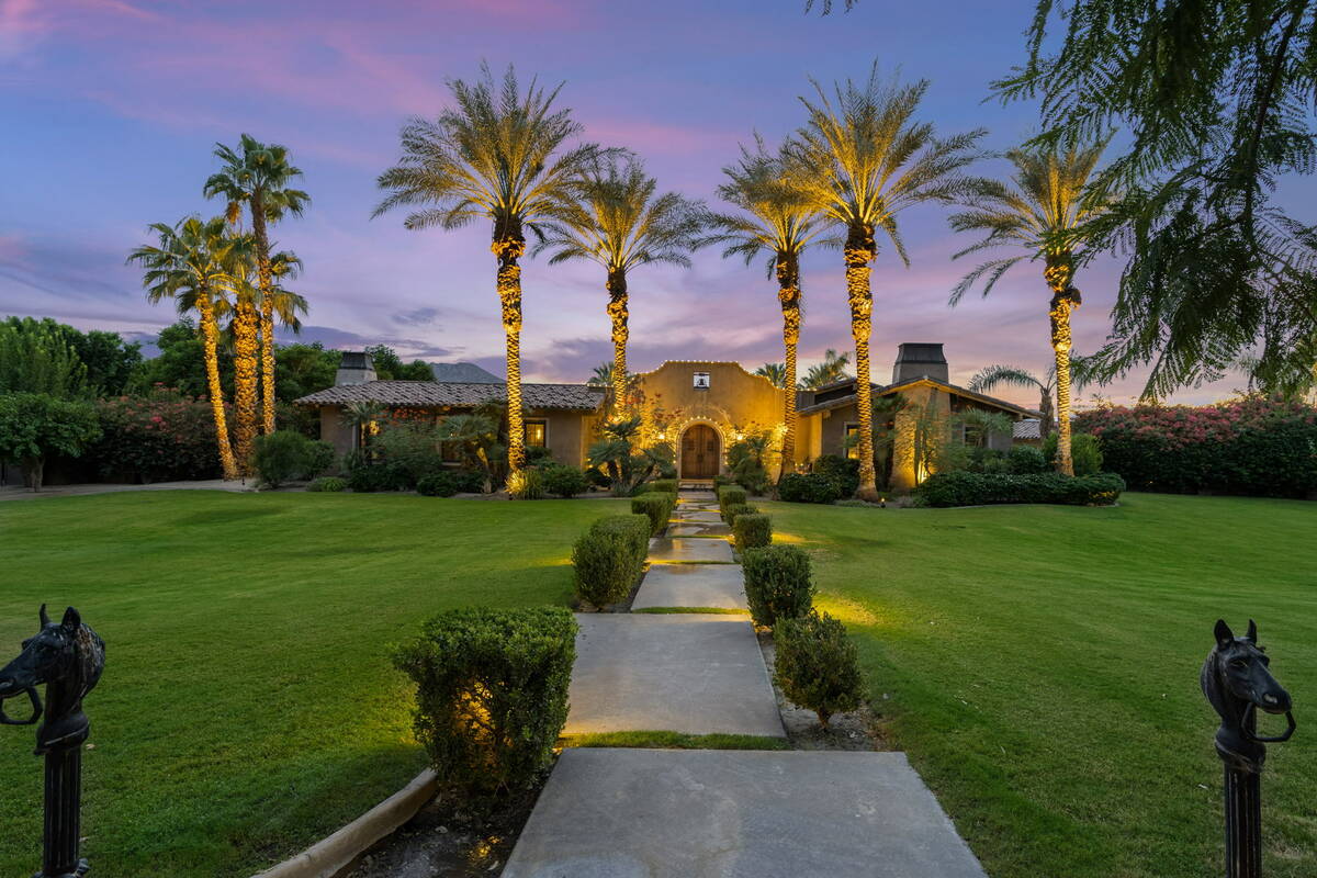 A 2-acre Palm Springs property has been listed for nearly $3.5 million. (BHHS)