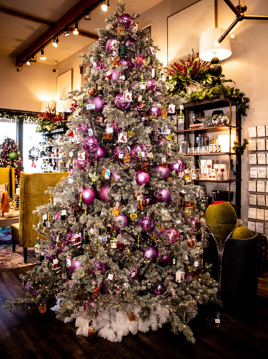 Decorated tree in Christopher Todd's Henderson studio. (Christopher Todd)