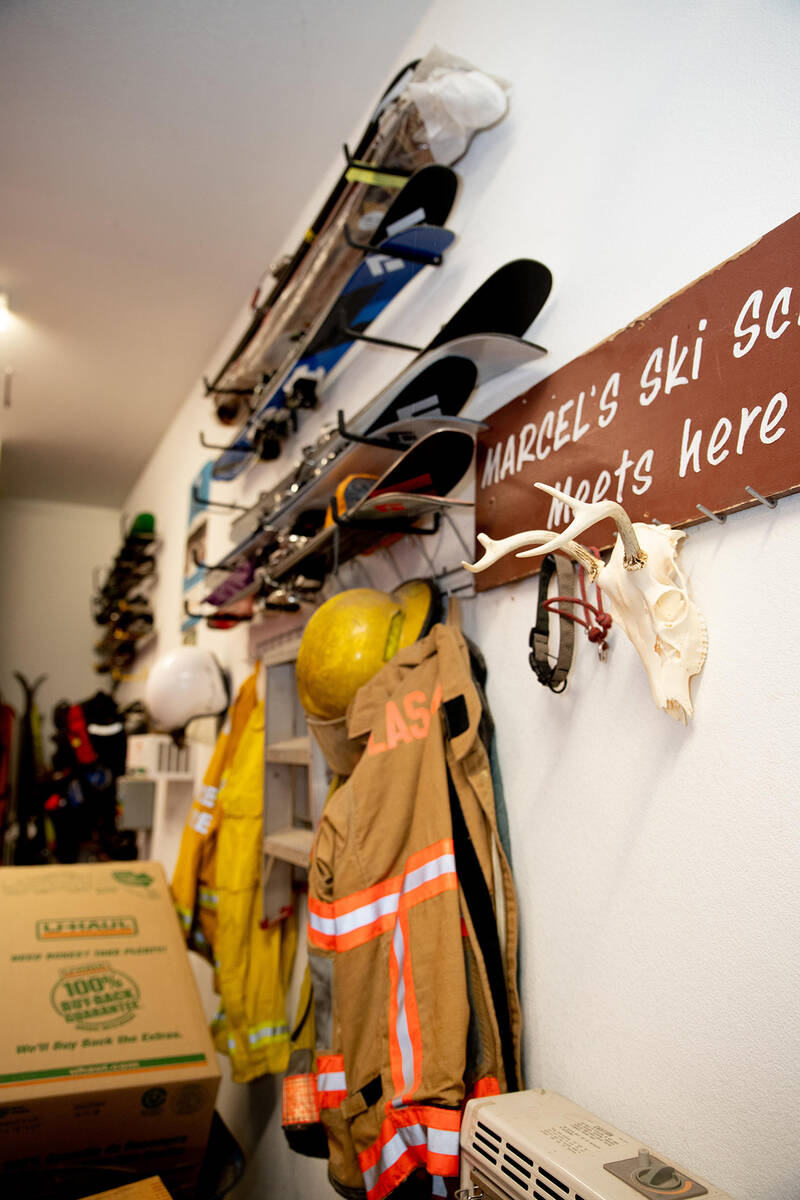 The home shows off its owner's firefighter gear. (Tonya Harvey/Real Estate Millions)