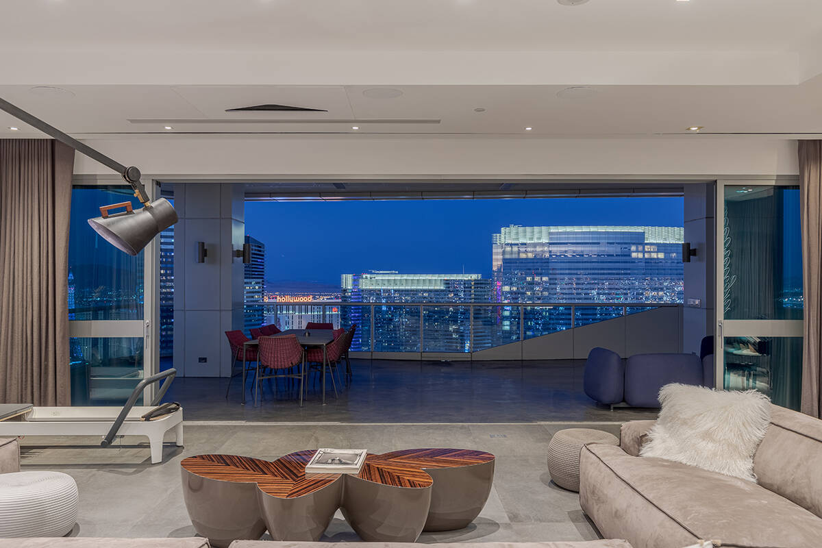 The condo features 800-square-foot balcony. (Ivan Sher Group)
