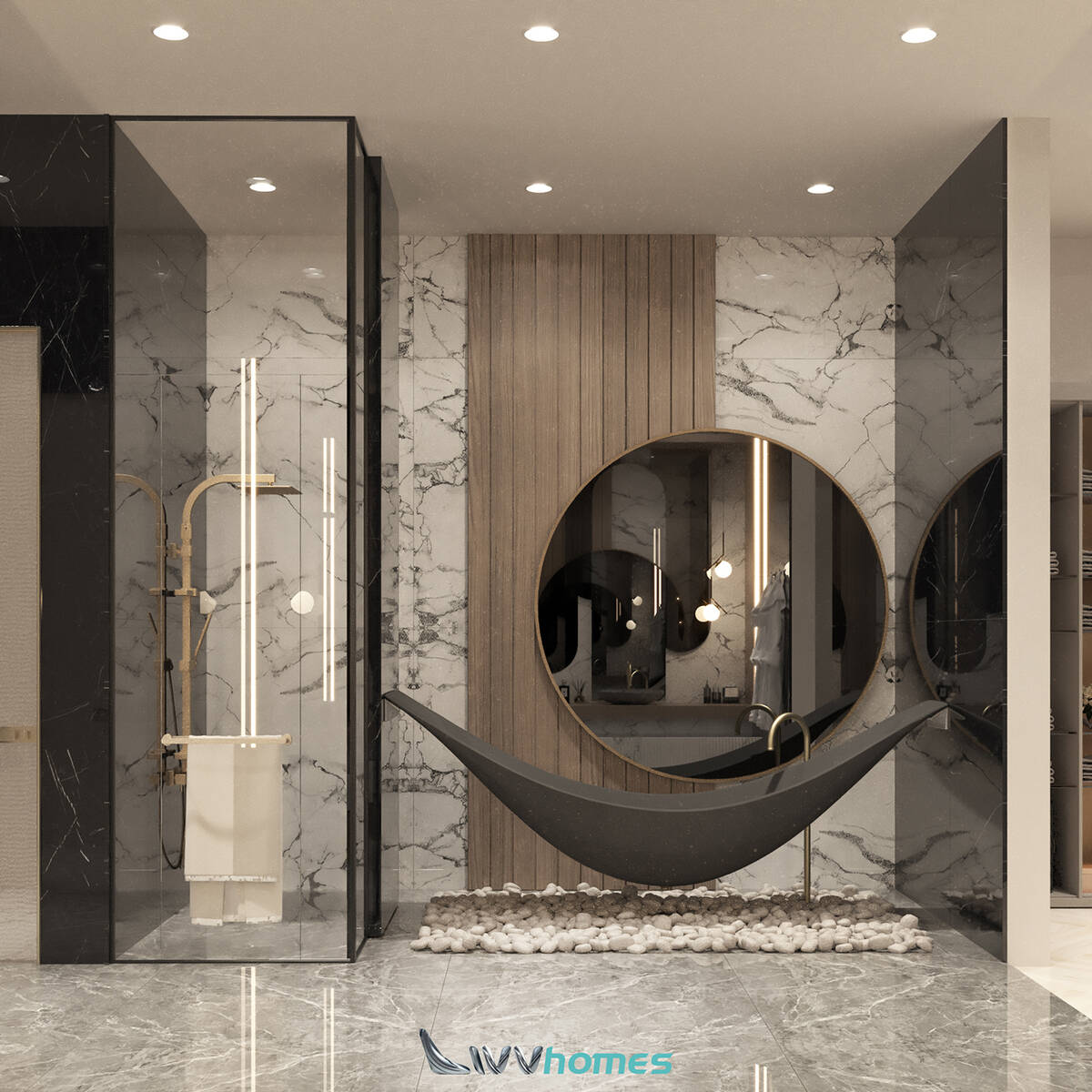The master bath. (LIVV Homes)