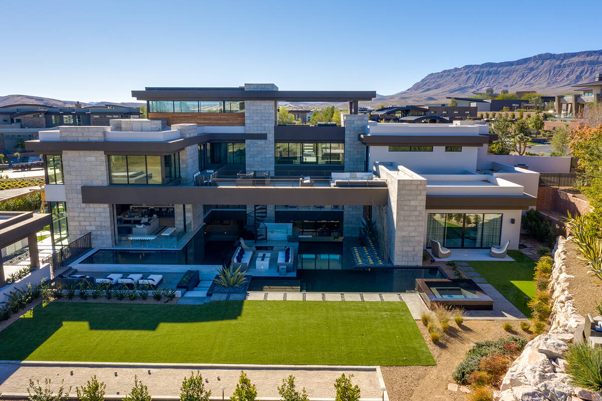 A 2016 Blue Heron home in The Ridges within Summerlin sold for $12.5 million in February. It si ...