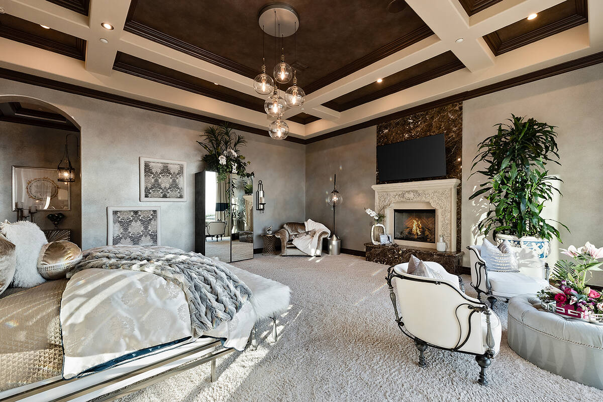 The master bedroom. (Simply Vegas)
