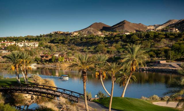 Lake Las Vegas is a resort community centered on its namesake artificial lake, with both water ...