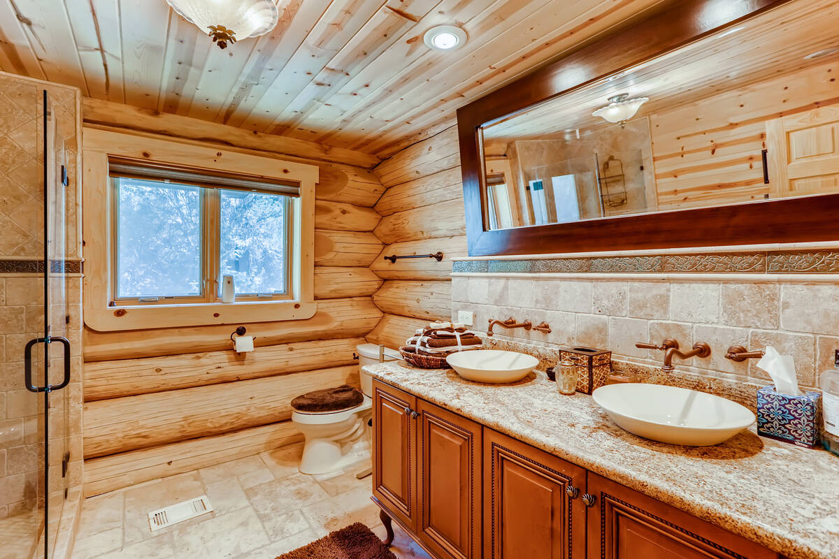 One of two baths. (Mt. Charleston Realty)