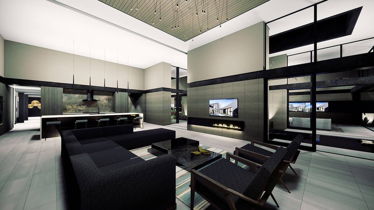 The great room. (Blue Heron)
