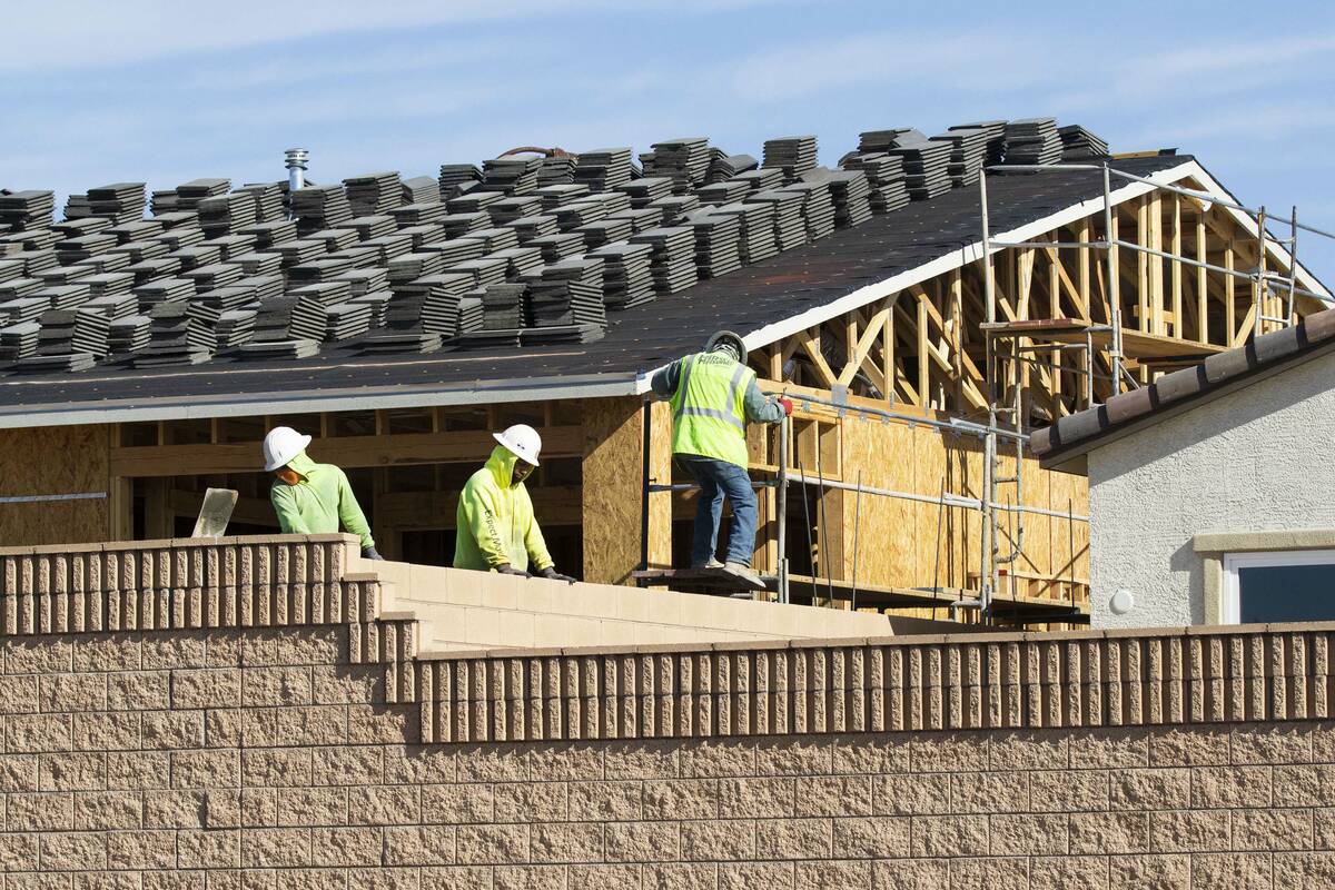 Last year, crews worked on a new home in Sky Canyon. Even though it reported fewer sales it sti ...