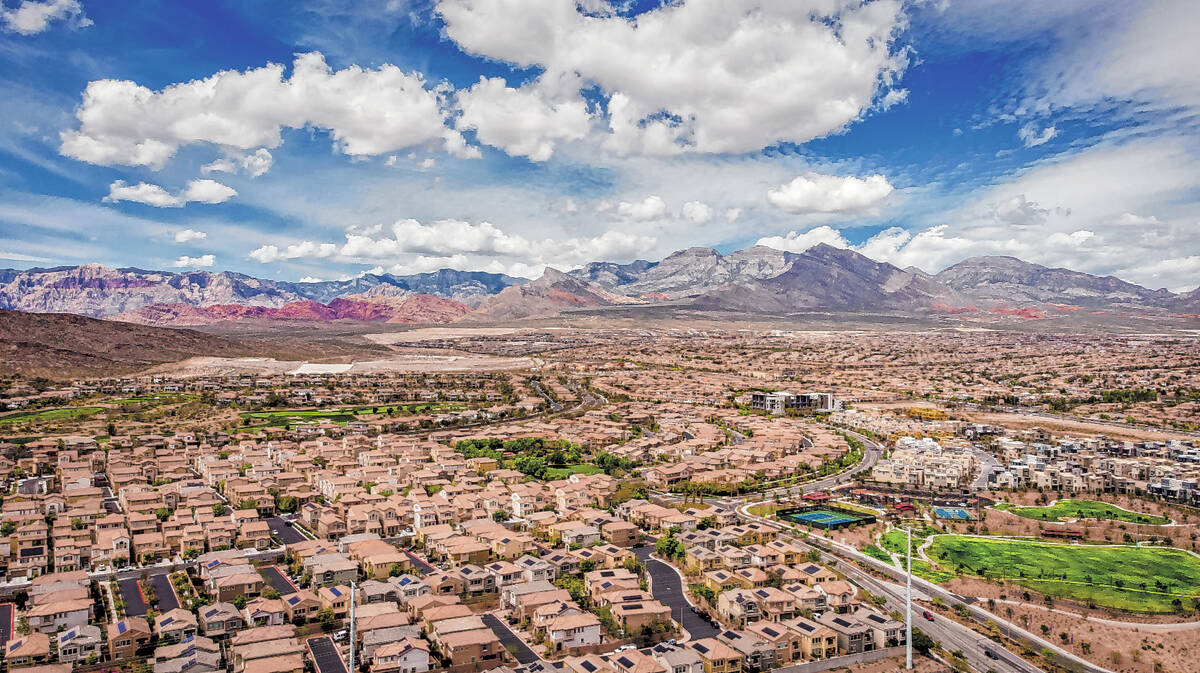 Summerlin had the highest median closing price among master plans at $721,728, a 23 percent inc ...