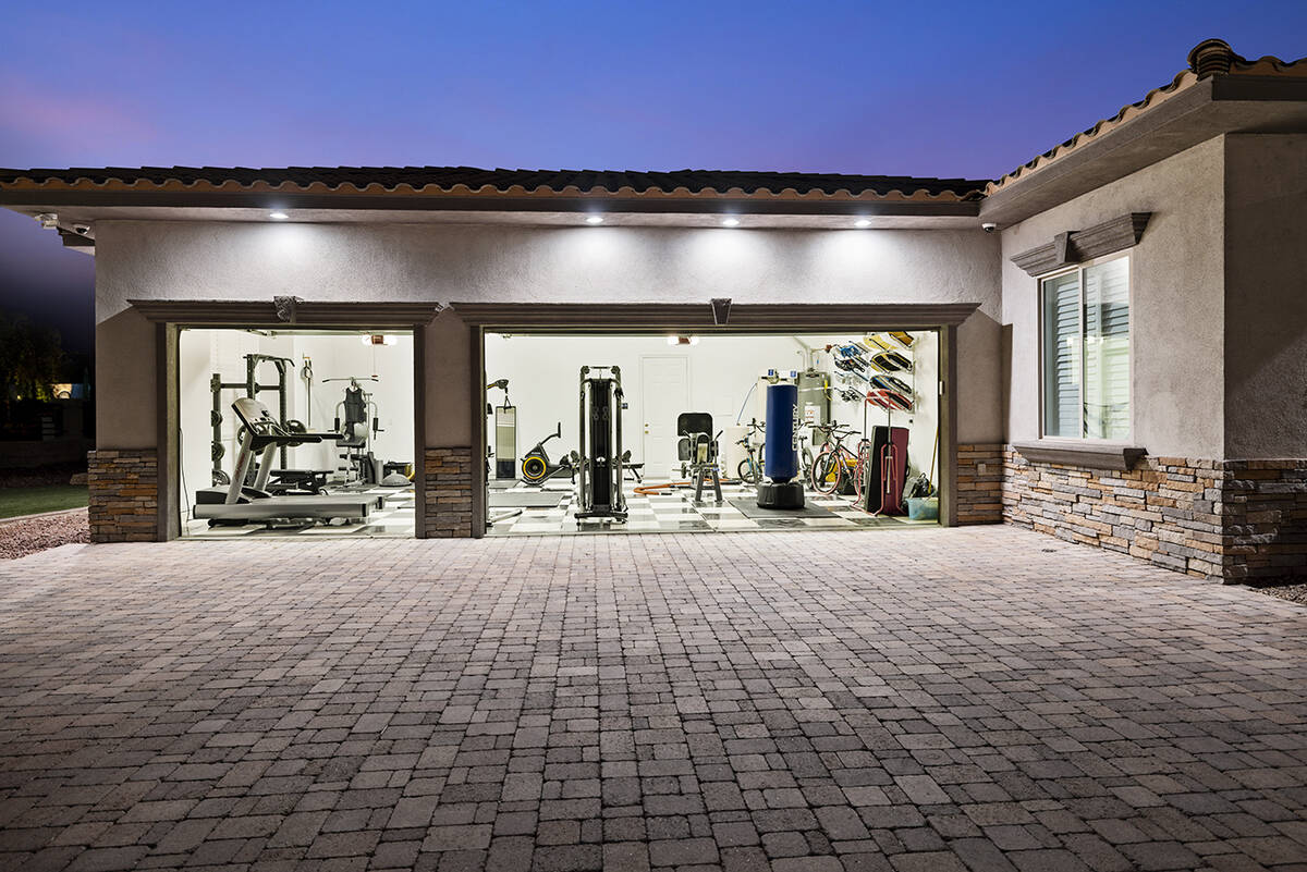 The homes other garages house a gym and the family vehicles. (Napoli Group)