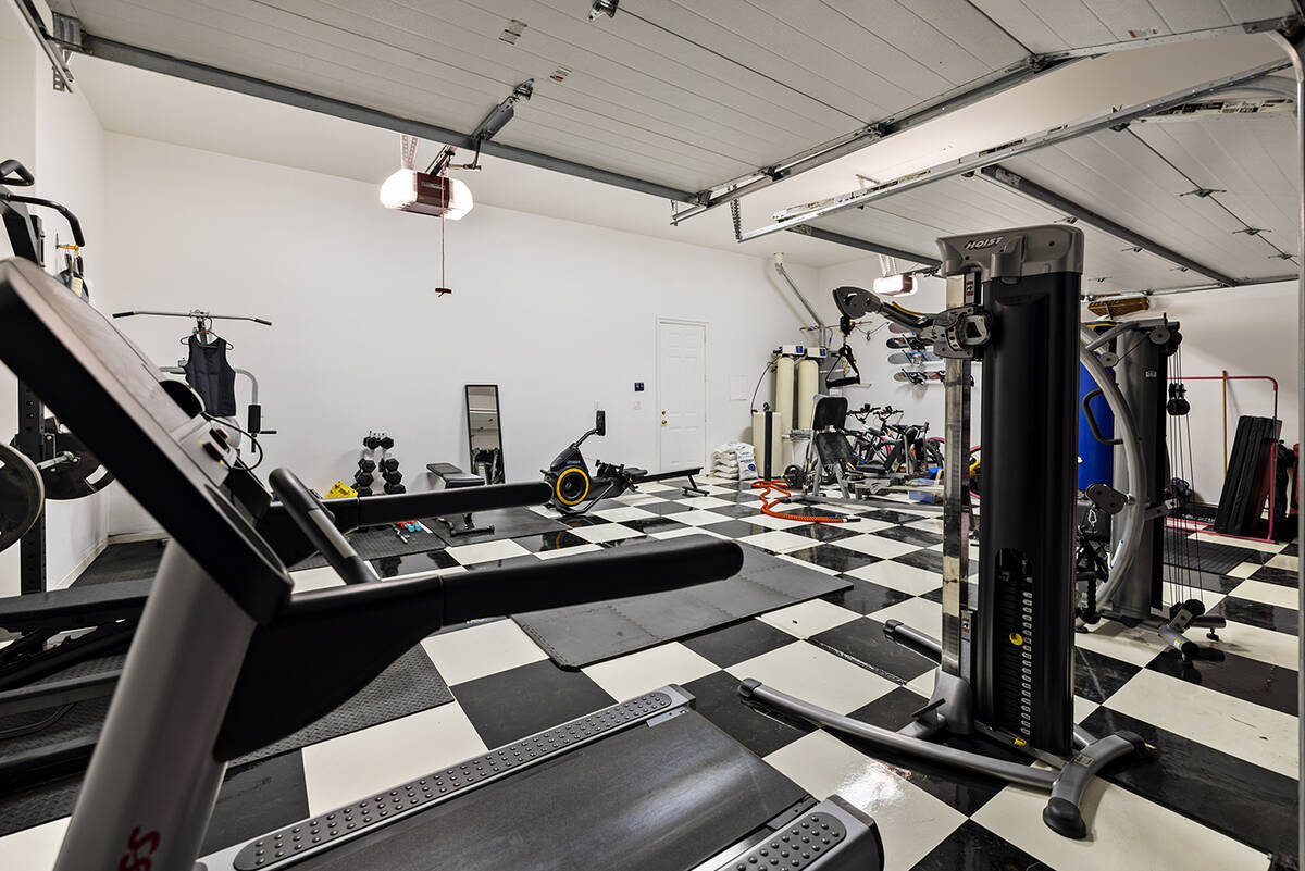 This garage was made into a gym. (Napoli Group)