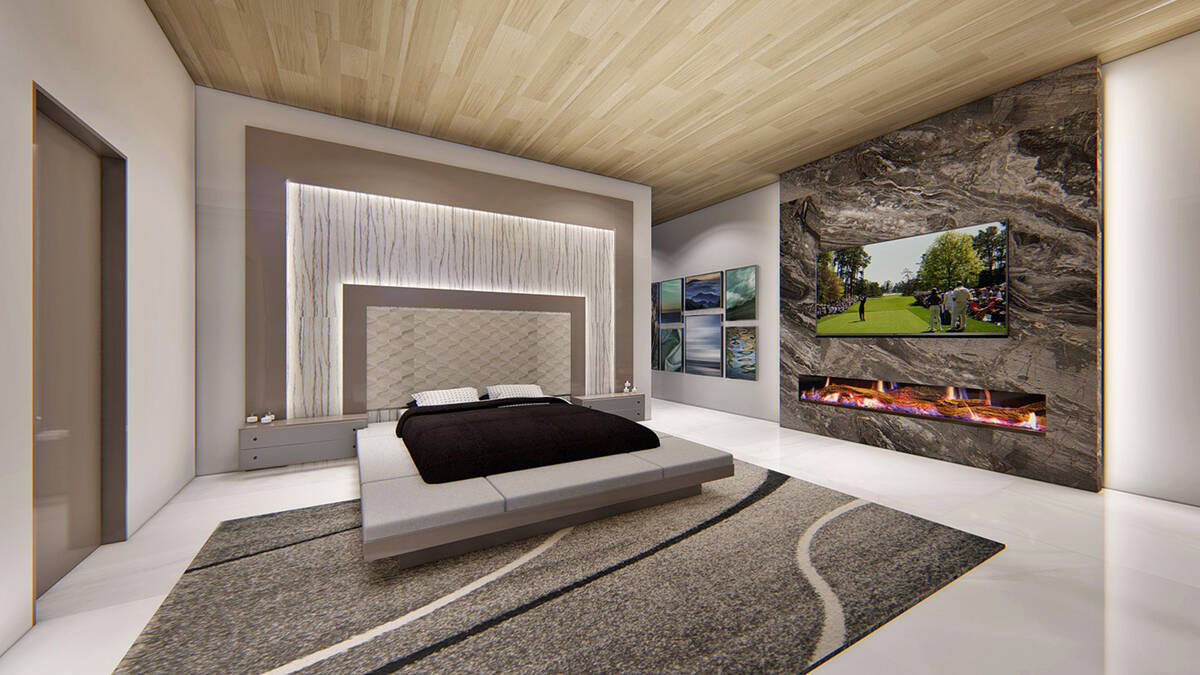 The master bedroom. (Corcoran Global Living)