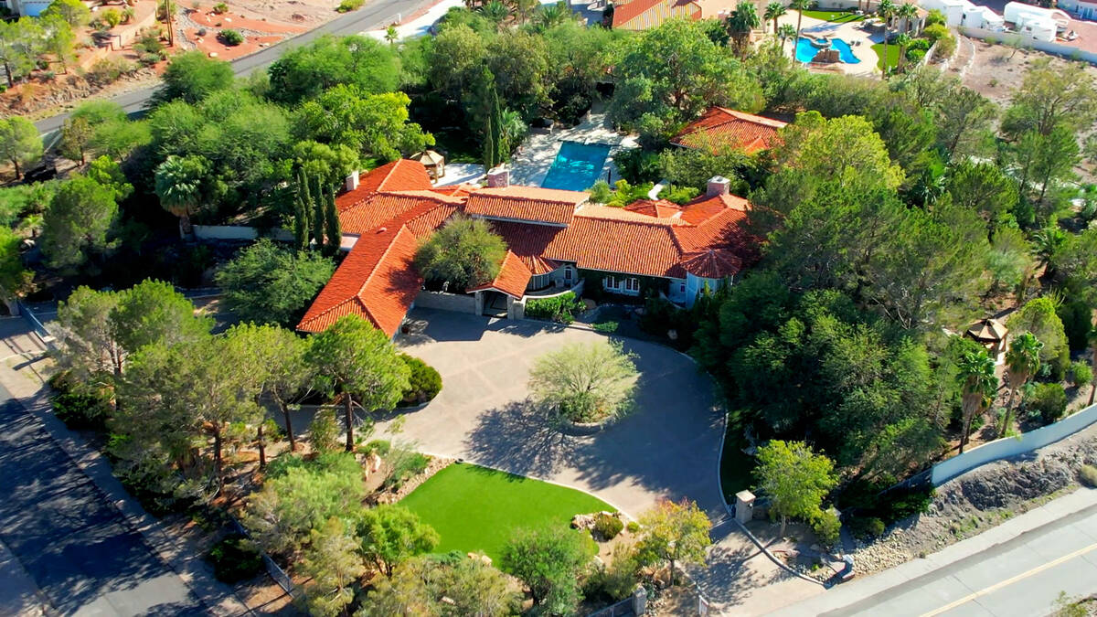 The 3.76-acre estate includes two residences. (The Desert Sun Realty)