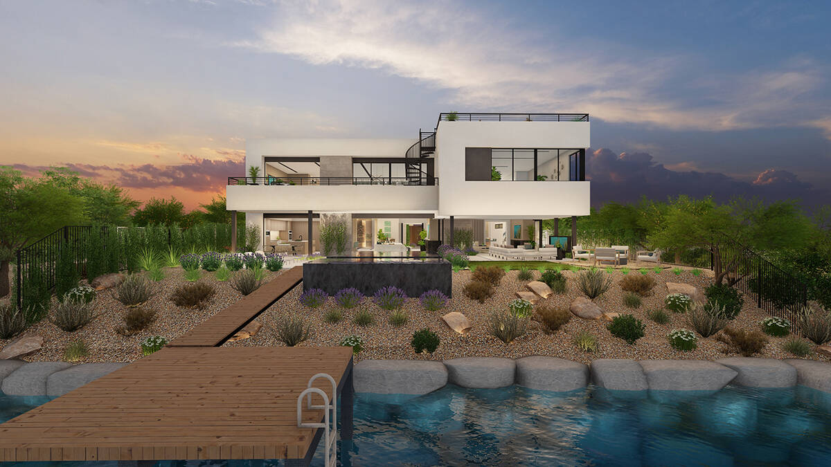 Blue Heron will build 37 homes with large lots in a new community in Lake Las Vegas. (Blue Heron)
