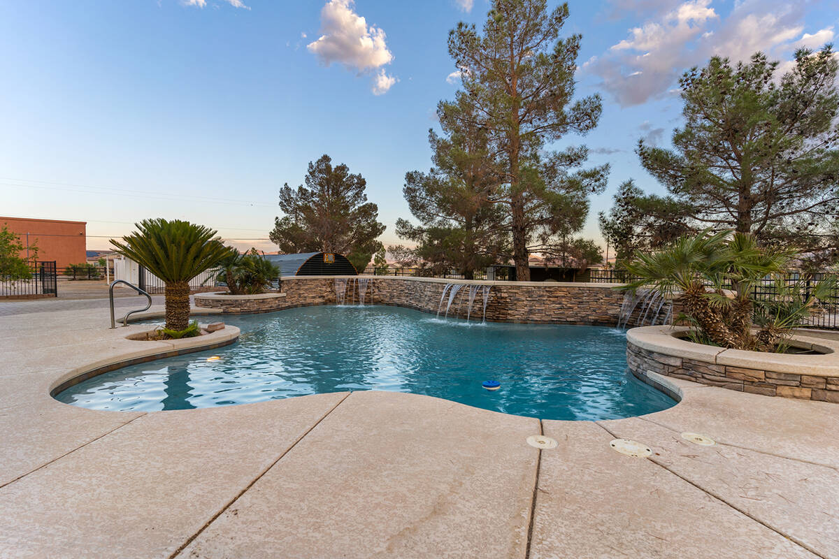 The home has a resort-style pool. (Sotheby’s International Realty)
