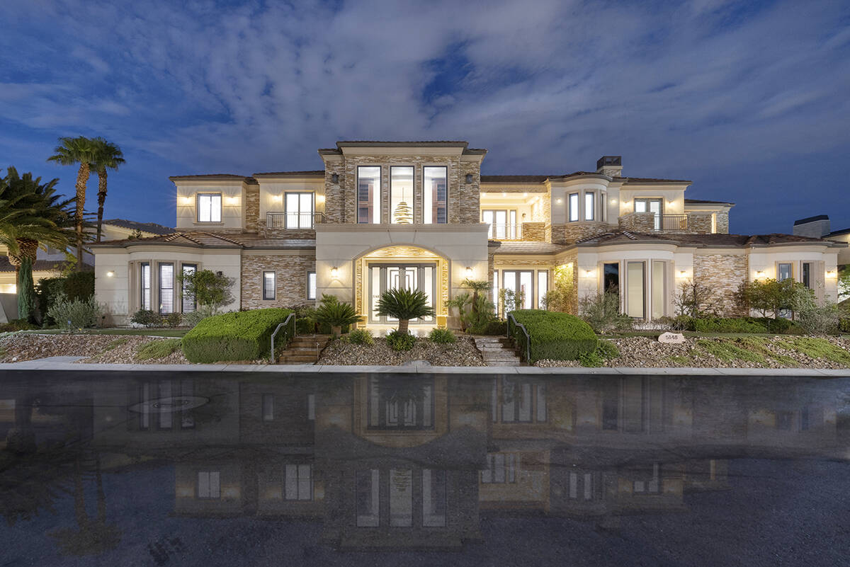 A Spanish Hills mansion sold for $8.56 million in October. (Las Vegas Sotheby’s International)