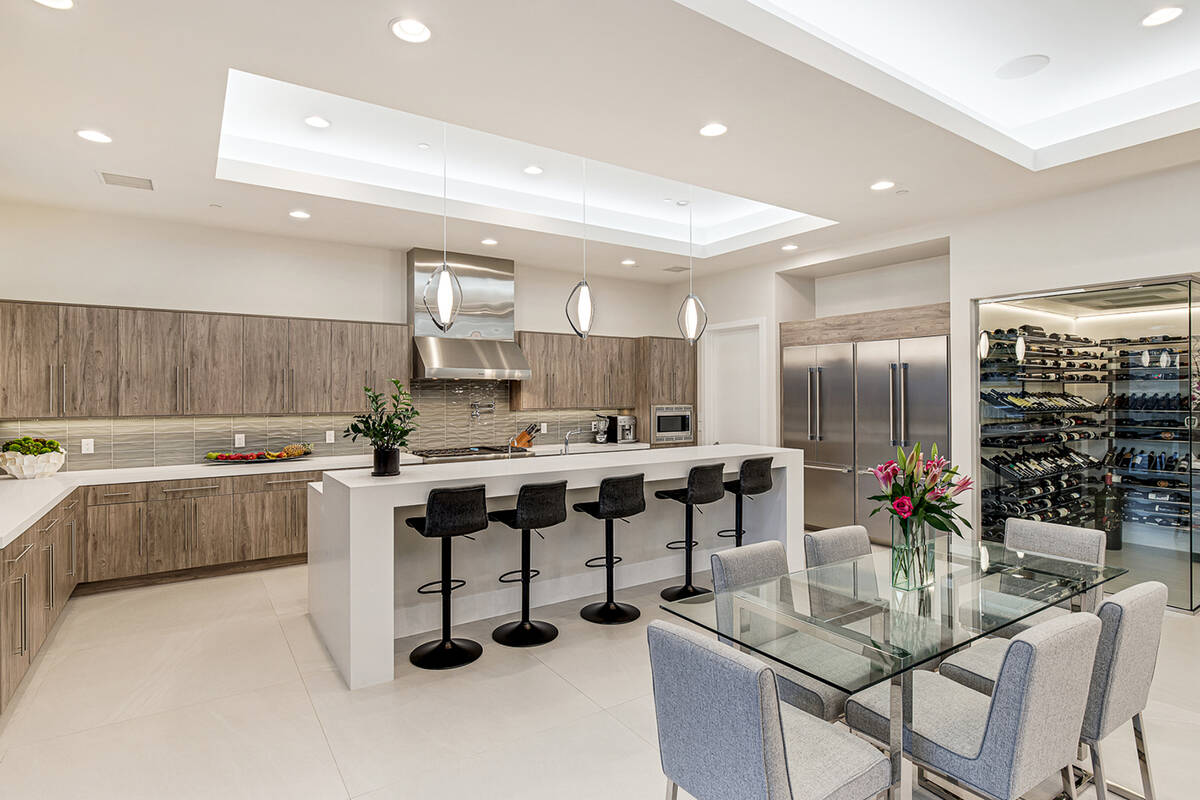 The Summerlin home Golden Knights coach Bruce Cassidy bought for $4.9 million in October featur ...