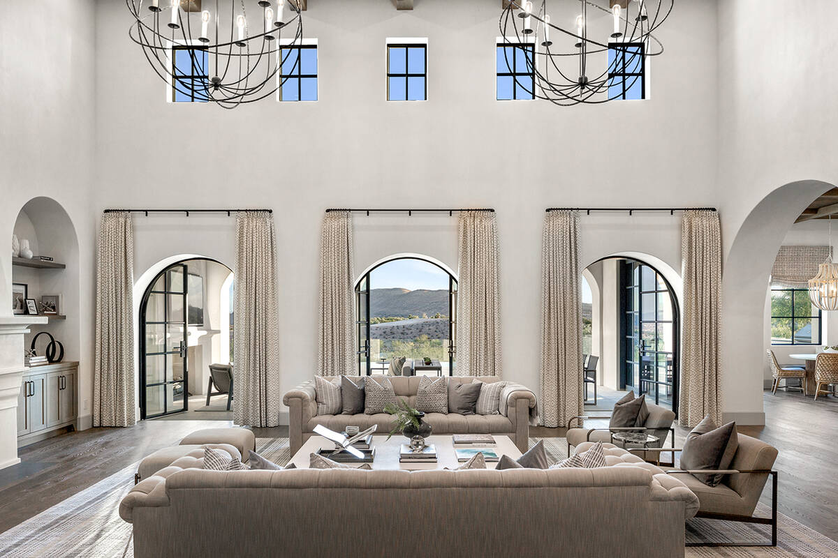 This home in Summit Club in Summerlin sold for $18.95 million and was recorded as the highest l ...