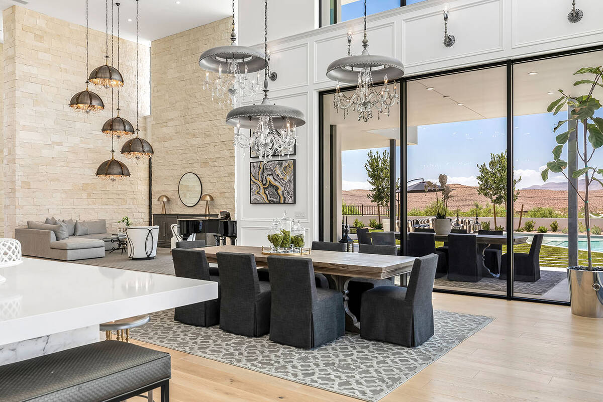 The two-story Summit Club home on Vegas Hills Court was built in 2020. (IS Luxury)