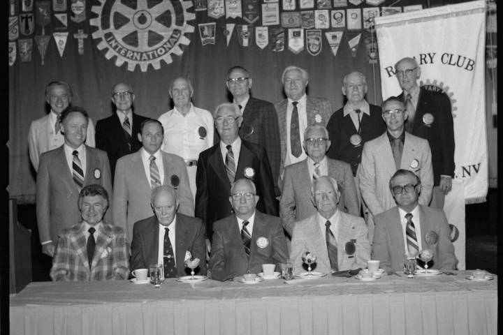 The Las Vegas Rotary Club will celebrate 100 years this spring. (Frank Mitrani Photograph Colle ...