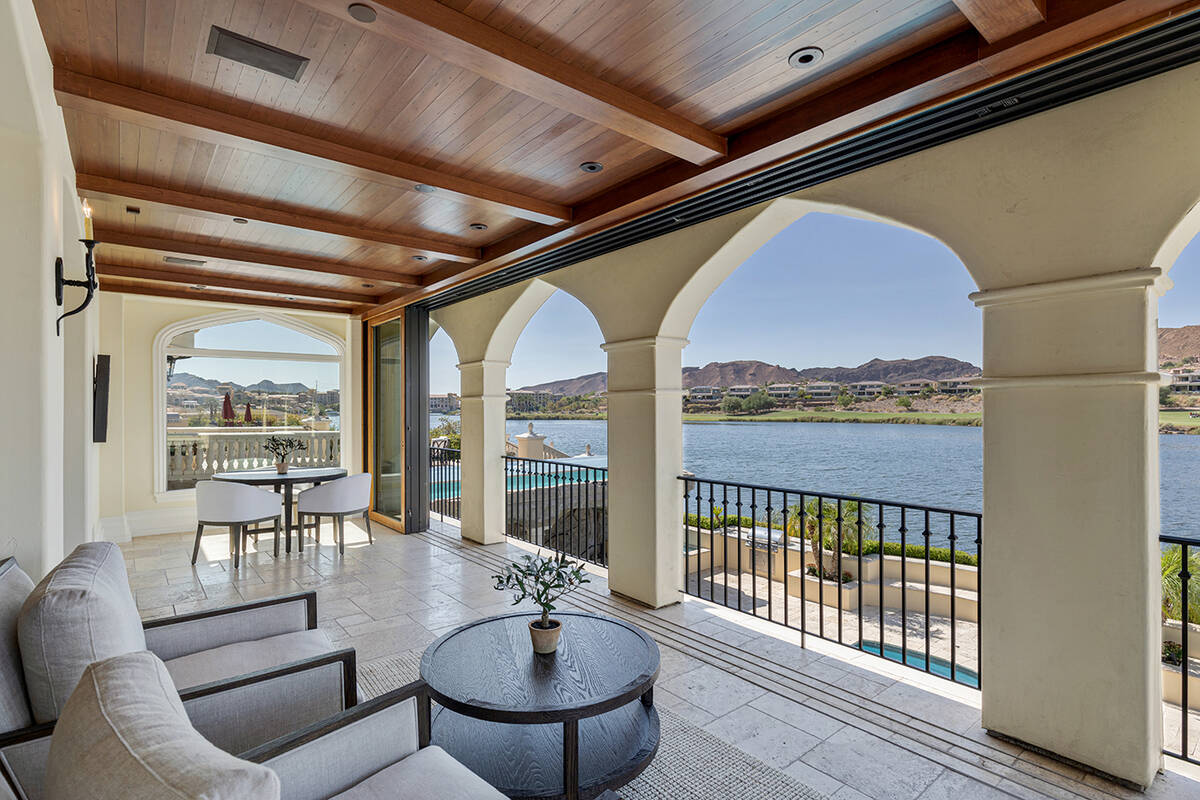 Lake Las Vegas mansion balcony. (Salomon Investments)