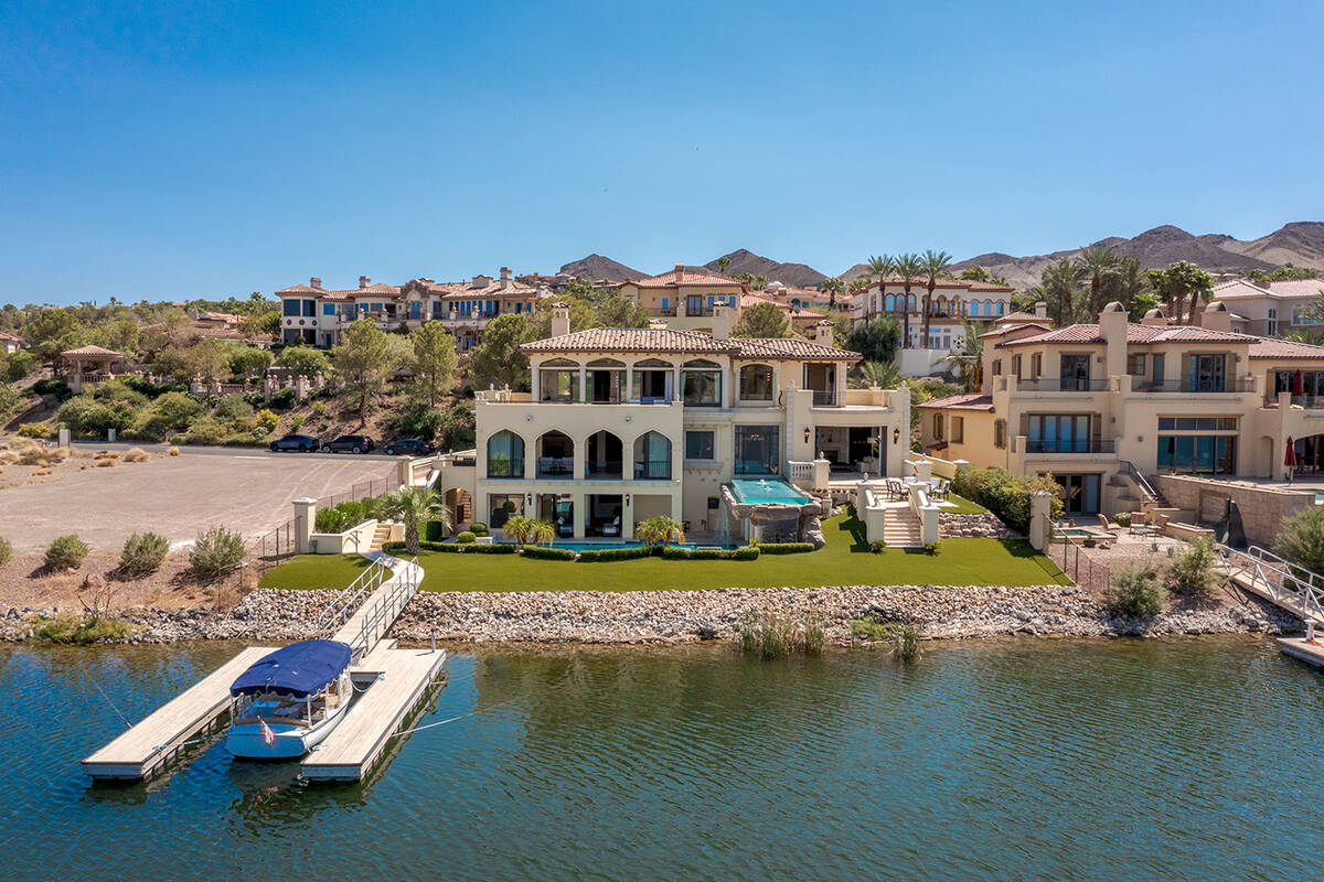 The No. 2 sale last month was a mansion at SouthShore Country Club in Lake Las Vegas for $5.95 ...