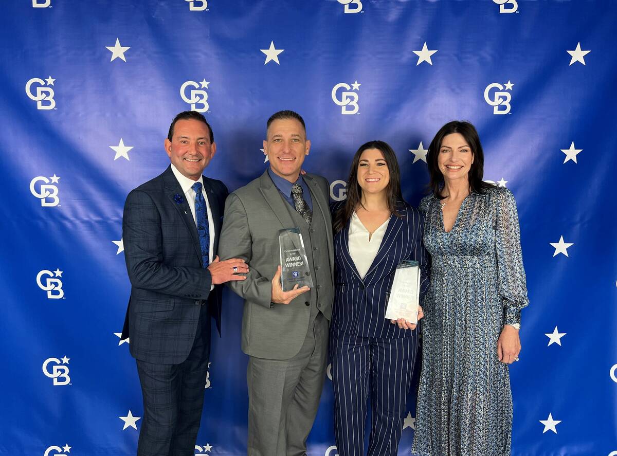 The Moretti Team won several awards at the Coldwell Banker Premier Realty and Coldwell Banker C ...