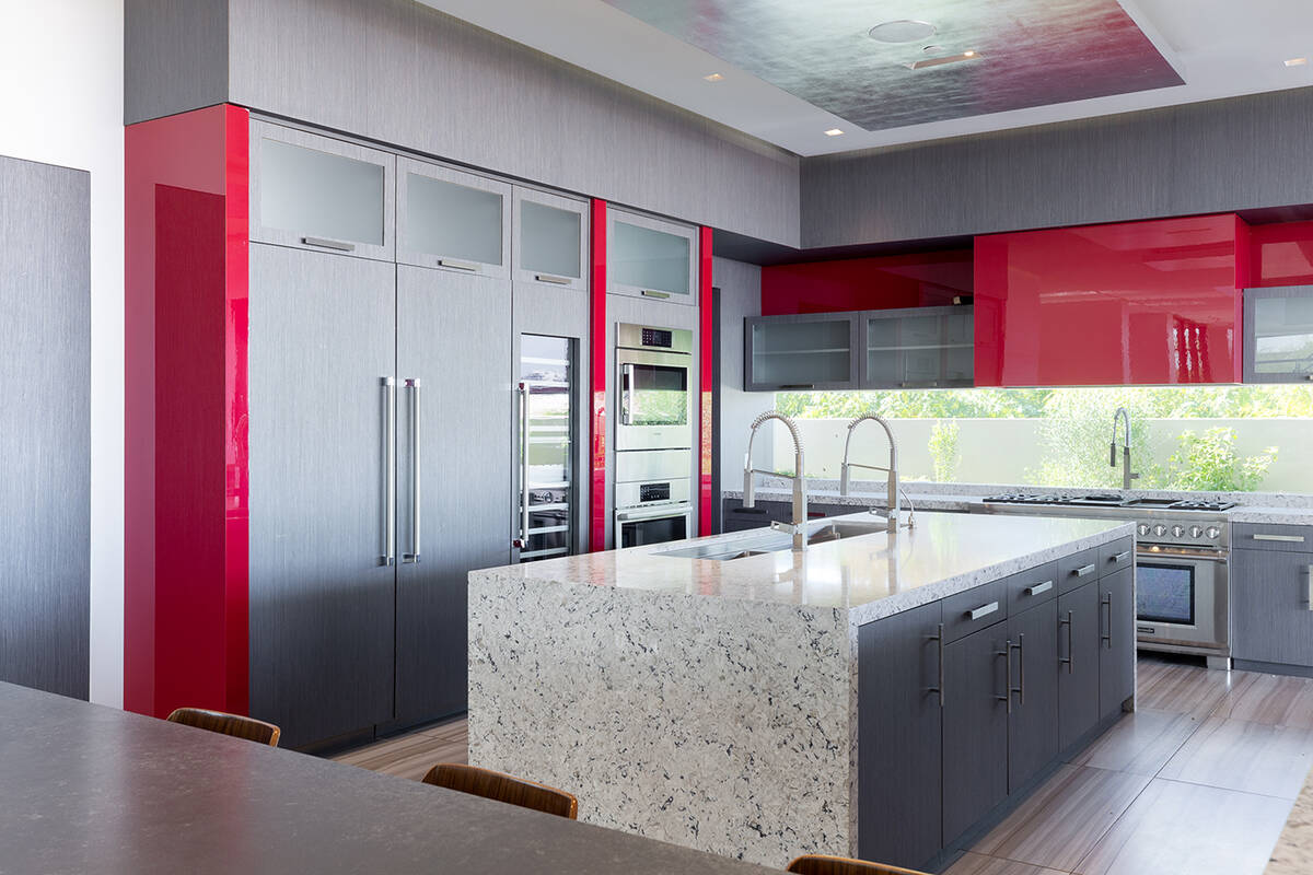 The kitchen of Gene Simmons' former home in Ascaya. (IS Luxury)