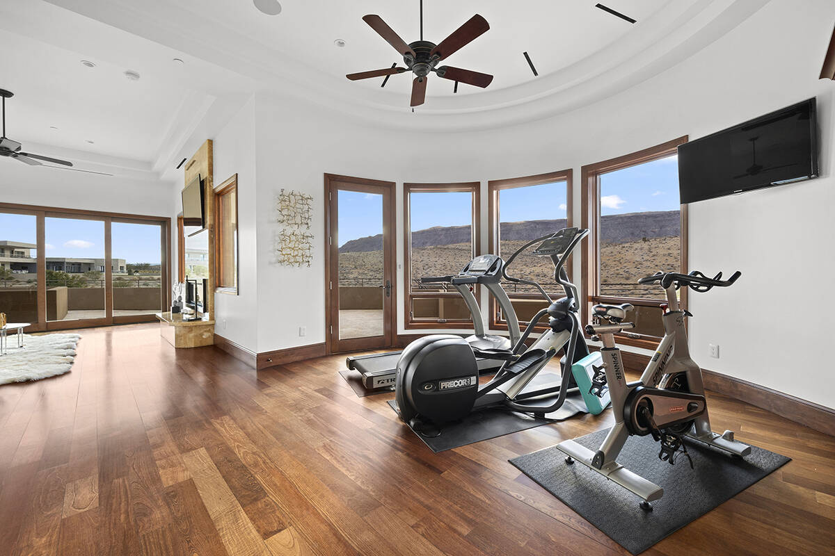 The fitness room. (Douglas Elliman, Nevada)