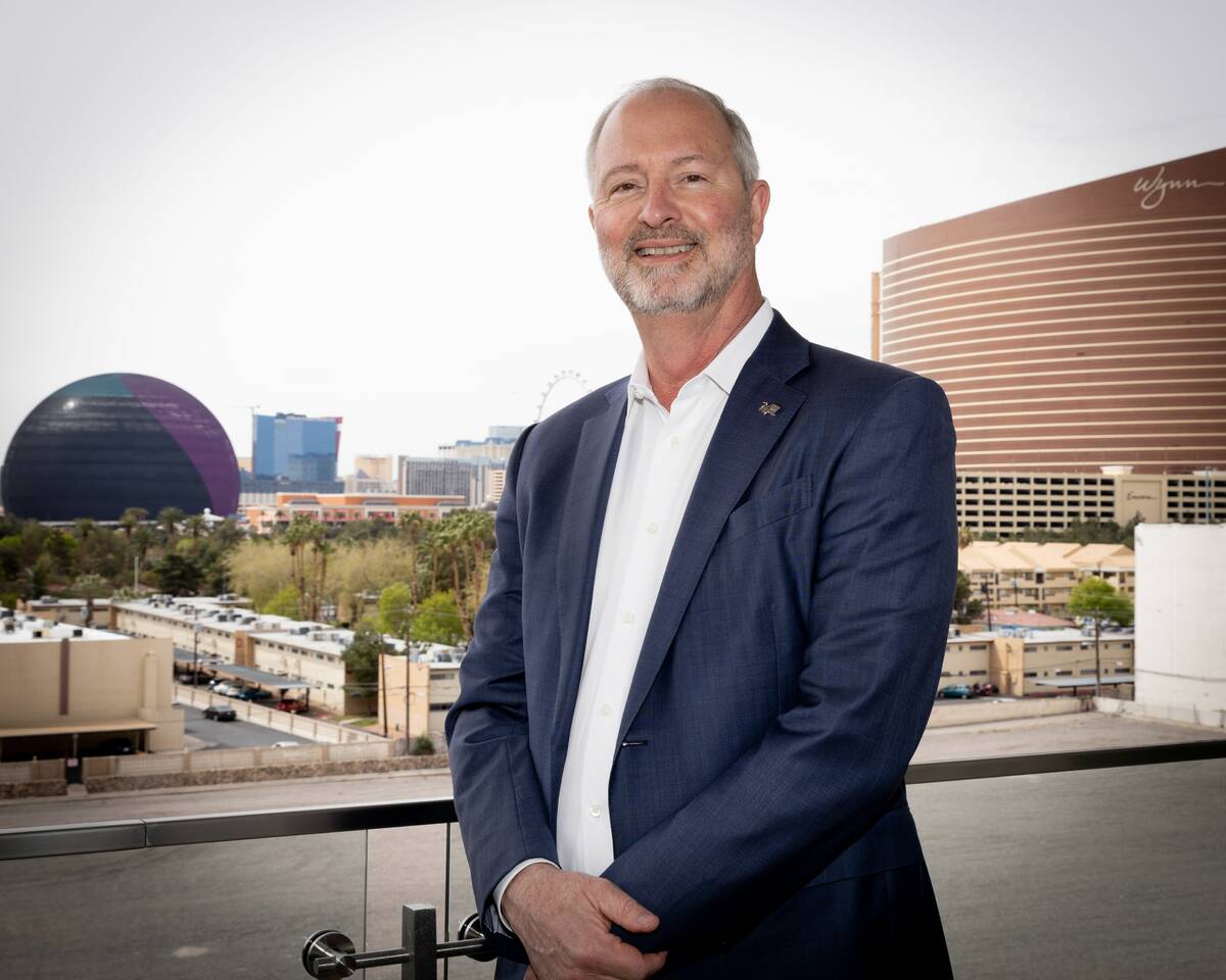 Las Vegas Convention and Visitors Authority President and CEO Steve Hill talks about the sports ...