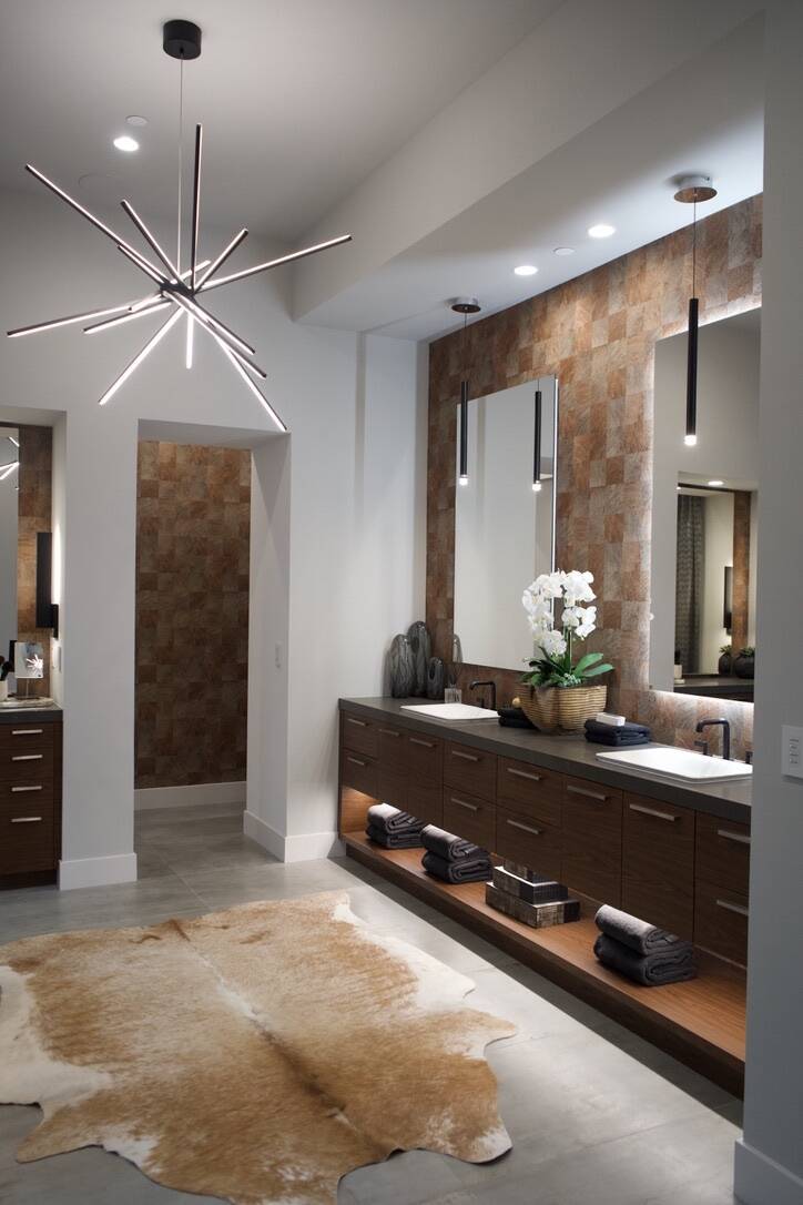 Smart lighting systems by Acoustic Design Systems can provide a comfortable mood in the bathroo ...