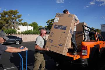 Southwest Gas donated 20 water heaters to Rebuilding Together Southern Nevada (RTSNV), a nonpro ...
