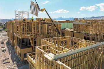 Las Vegas-based Home Builders Research reported there were 1,037 new-home net sales, — sales ...
