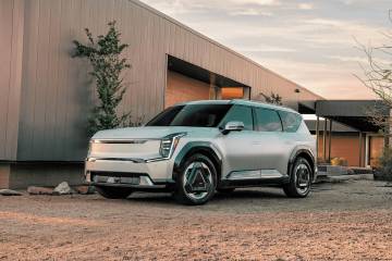 All-electric EV9 debuts as Kia’s first dedicated three-row EV SUV with space for adventure an ...