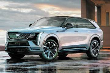 Cadillac will begin delivering the Escalade IQ electric vehicle next summer. (Cadillac)
